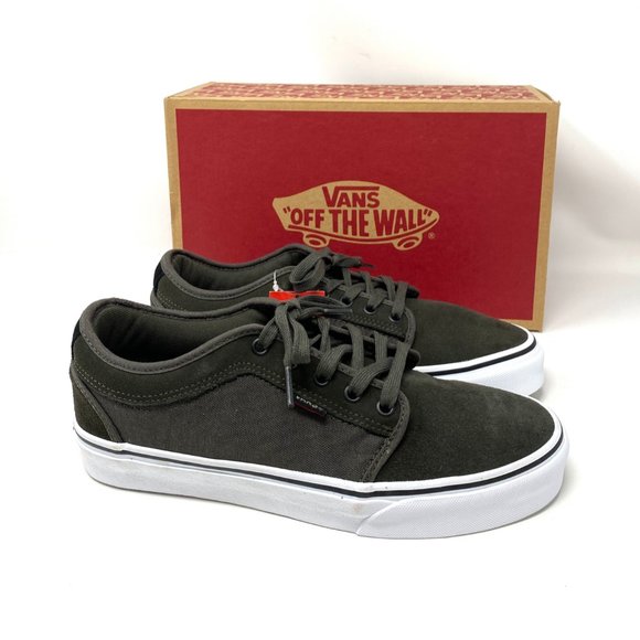 Vans Shoes - 💖MEGA SALE💖Vans Chukka  Olive Gray Suede Canvas Skate  Womens  9 VN0A38CGY33